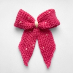 Spinka do włosów Kokarda w kropki M